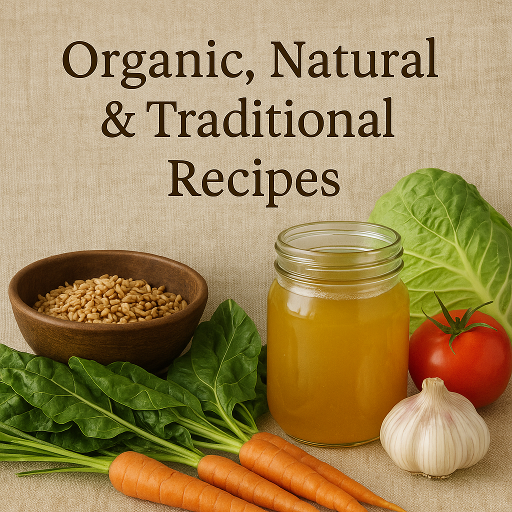 Organic, Natural & Traditional Food Recipes