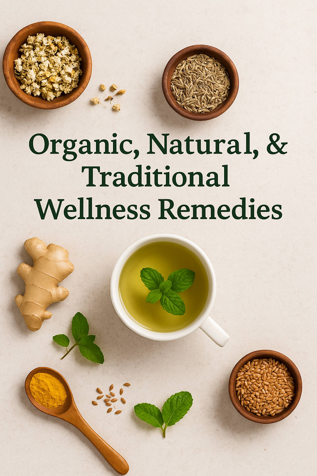 Organic, Natural, & Traditional Wellness Remedies
