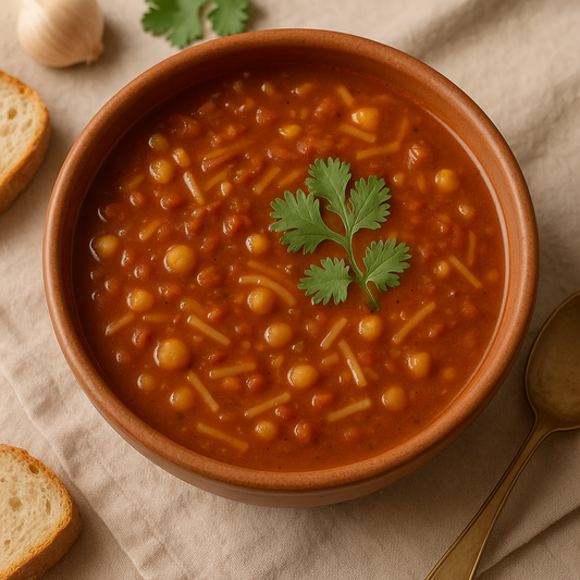 Traditional Organic Harira Soup - Printable PDF