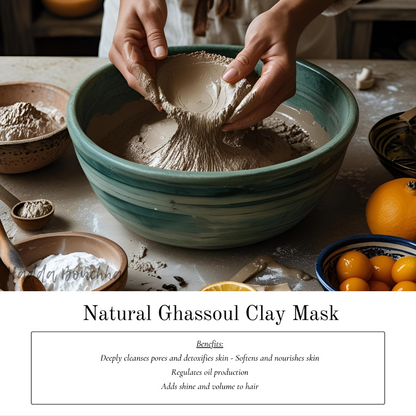 Organic Ghassoul Clay Mask Recipe - Printable PDF